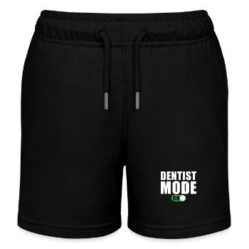 Mode dentiste à cadeau de dentiste drôle - Short de jogging enfant bio Stanley/Stella - noir - Devant