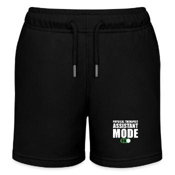 Physiotherapy Assistant Gift - Kids Organic Sweat Shorts by Stanley/Stella - black - Front