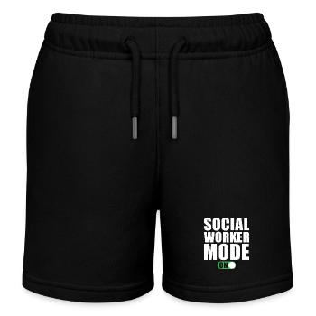 Sozialarbeiter Modus an - Kinder Organic Joggingshorts Mini Bolter von Stanley/Stella - Schwarz - Vorne