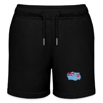 Drapeau des Fidji Grunge Drapeau des Fidji - Short de jogging enfant bio Stanley/Stella - noir - Devant
