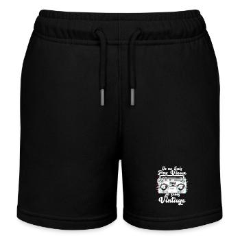 Je ne suis pas vieux je suis vintage Cadeau - Short de jogging enfant bio Stanley/Stella - noir - Devant