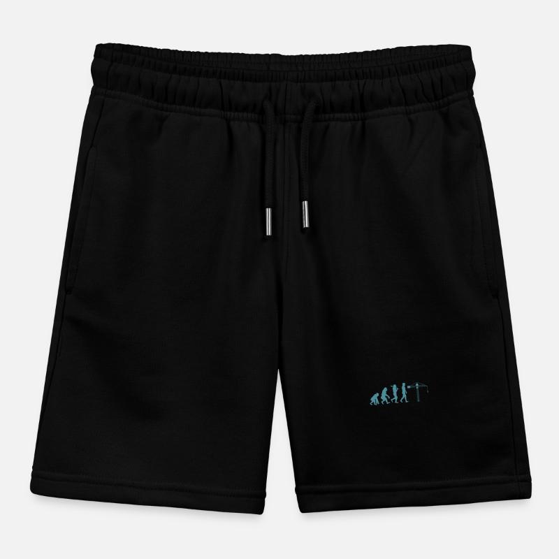 Crane operator Evolution Kids Organic Sweat Shorts by Stanley/Stella