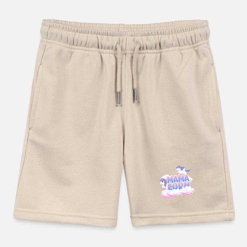 Mama Corn | | d’anniversaire de licorne Thème Licorne | Short de jogging enfant bio Stanley/Stella