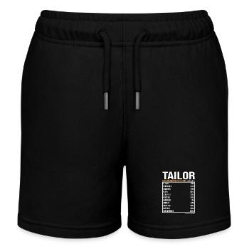 Schneiderin Näherin Schneider Geschenk - Kinder Organic Joggingshorts Mini Bolter von Stanley/Stella - Schwarz - Vorne