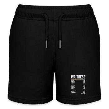 Serveuse Service Staff Disant Cadeau - Short de jogging enfant bio Stanley/Stella - noir - Devant