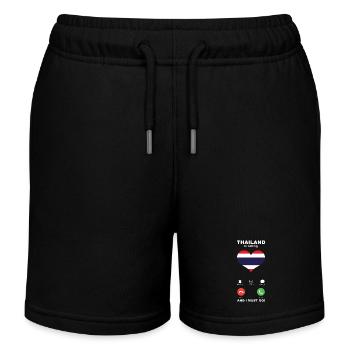 La Thaïlande appelle Thailand Heart Souvenir - Short de jogging enfant bio Stanley/Stella - noir - Devant