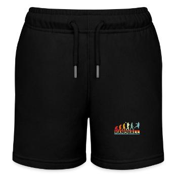 Handball Evolution Handball - Short de jogging enfant bio Stanley/Stella - noir - Devant