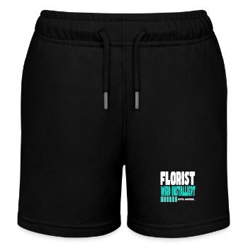 Florist wird installiert - Kinder Organic Joggingshorts Mini Bolter von Stanley/Stella - Schwarz - Vorne