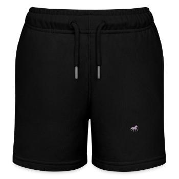 Équitation Cheval Pocket Design - Short de jogging enfant bio Stanley/Stella - noir - Devant