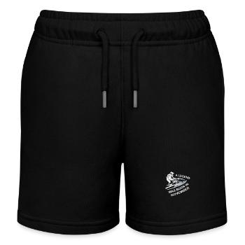 Geburtsmonat Jet Ski Legende November Sprüche - Kinder Organic Joggingshorts Mini Bolter von Stanley/Stella - Schwarz - Vorne
