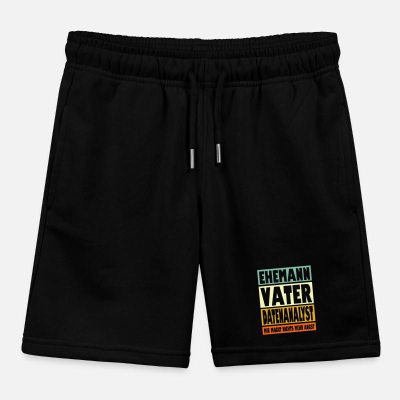 Datenanalyst Vater Ehemann Held Kinder Organic Joggingshorts Mini Bolter von Stanley/Stella