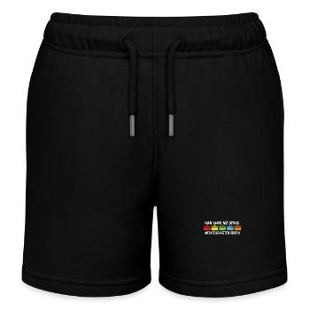 Man kann nie genug Werkzeugkästen haben - Kinder Organic Joggingshorts Mini Bolter von Stanley/Stella - Schwarz - Vorne