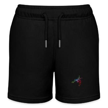 Danseur de fitness polonais coloré - Short de jogging enfant bio Stanley/Stella - noir - Devant