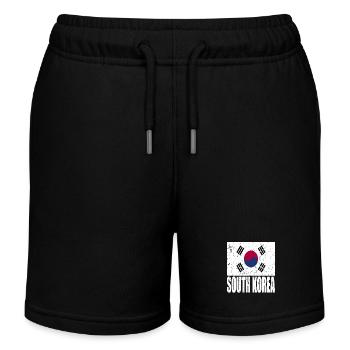 Drapeau de la Corée du Sud - Short de jogging enfant bio Stanley/Stella - noir - Devant