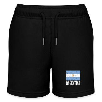 ARGENTINIEN Fahne - Kinder Organic Joggingshorts Mini Bolter von Stanley/Stella - Schwarz - Vorne