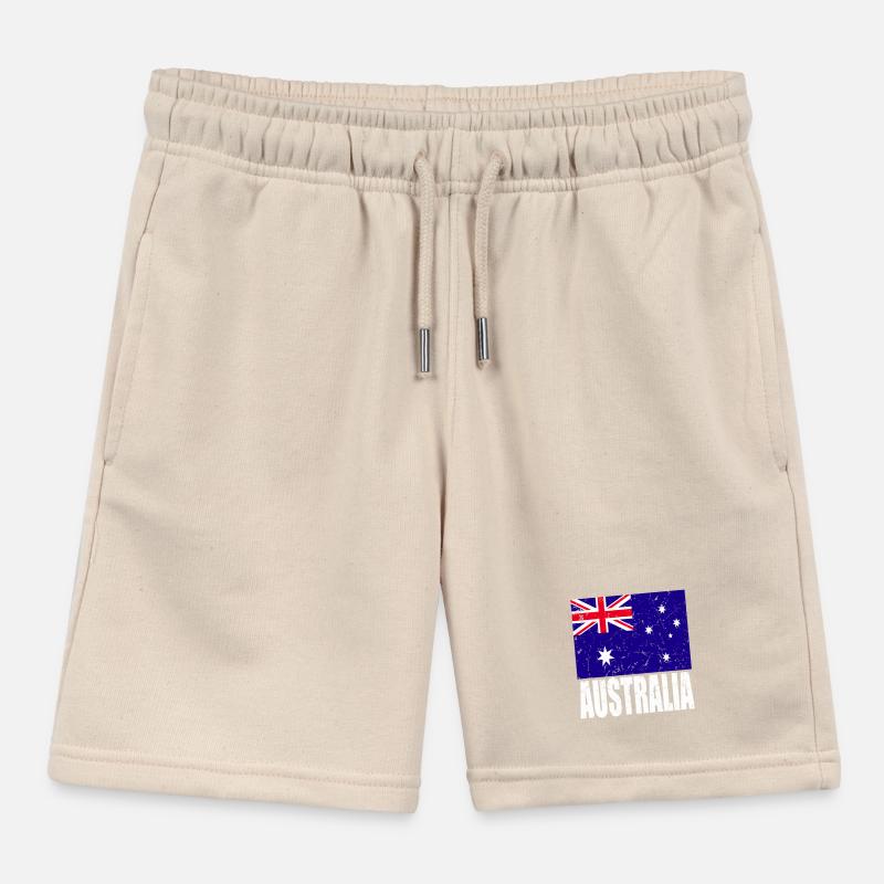 Drapeau de l’Australie Short de jogging enfant bio Stanley/Stella