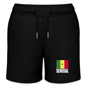 Drapeau du Sénégal - Short de jogging enfant bio Stanley/Stella - noir - Devant