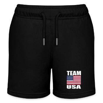 Équipe Hirsch Football - Short de jogging enfant bio Stanley/Stella - noir - Devant