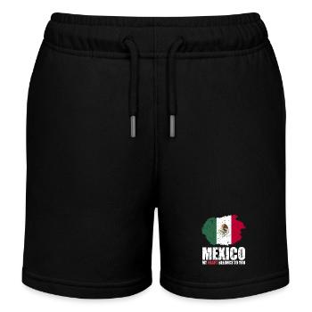 Drapeau du Mexique - Short de jogging enfant bio Stanley/Stella - noir - Devant