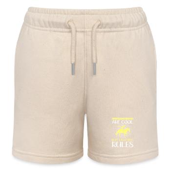 Voltigieren Pferdesport Pferde Reitsport Geschenk - Kinder Organic Joggingshorts Mini Bolter von Stanley/Stella - Natur - Vorne
