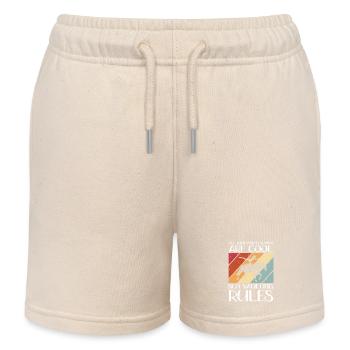 Voltigieren Pferde Pferdesport Reitsport Geschenk - Kinder Organic Joggingshorts Mini Bolter von Stanley/Stella - Natur - Vorne