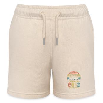 Vintage cassette 2013 - Kids Organic Sweat Shorts by Stanley/Stella - soft Ecru - Front