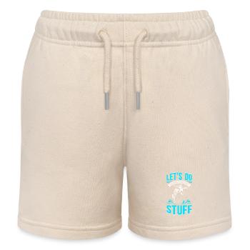 Skimbording Skimboard Surfing Skimborden Gift - Kids Organic Sweat Shorts by Stanley/Stella - soft Ecru - Front