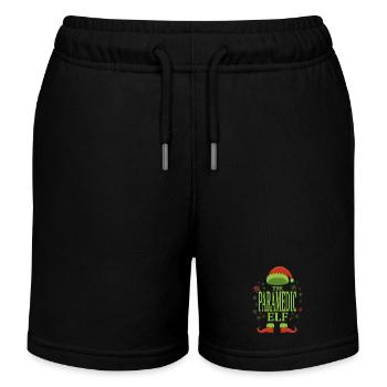 Ambulancier paramédical lutin de Noël - Short de jogging enfant bio Stanley/Stella - noir - Devant