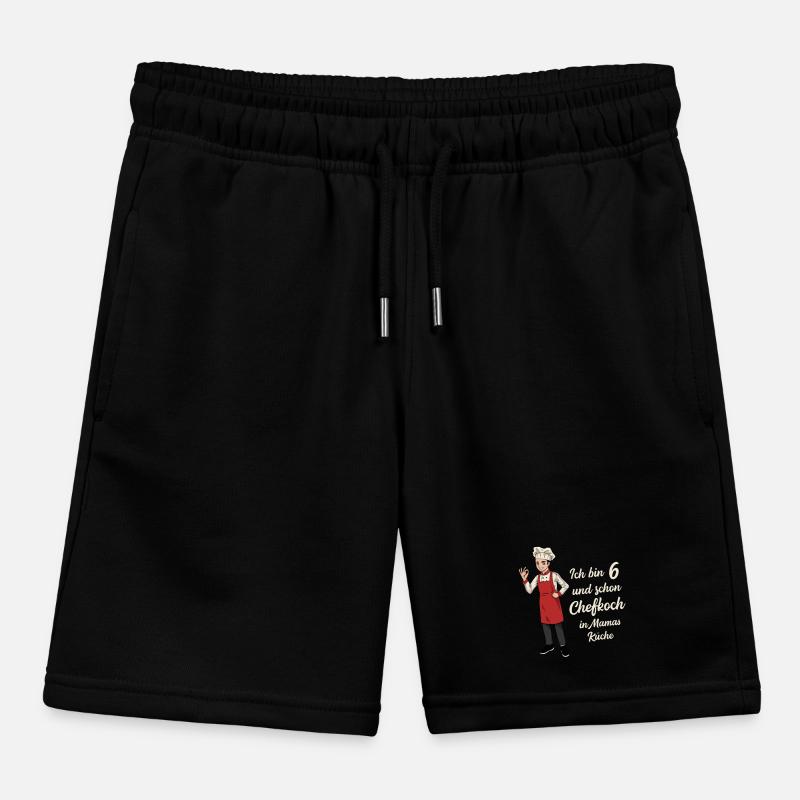 Ich bin 6 - Jungen Koch Kinder Organic Joggingshorts Mini Bolter von Stanley/Stella