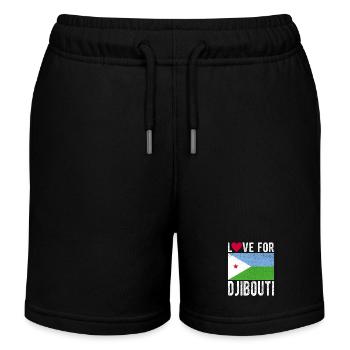 Djibouti Souvenir - Kids Organic Sweat Shorts by Stanley/Stella - black - Front
