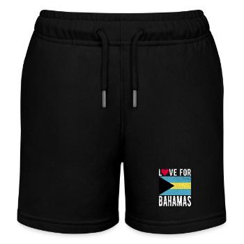 Bahamas Souvenir - Kids Organic Sweat Shorts by Stanley/Stella - black - Front