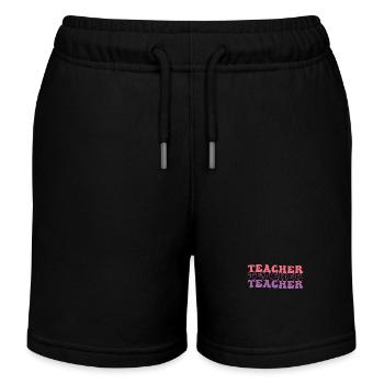 Infirmière Hippie - Short de jogging enfant bio Stanley/Stella - noir - Devant