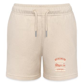 Informatik Abschluss - Kinder Organic Joggingshorts Mini Bolter von Stanley/Stella - Natur - Vorne