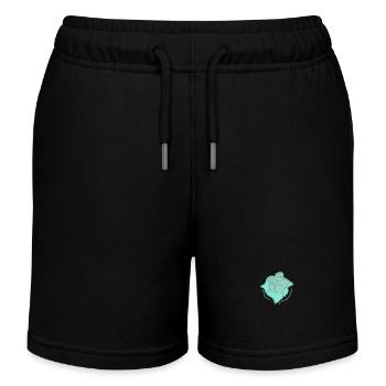 Rose Rote Rose Handgezeichnet - Kinder Organic Joggingshorts Mini Bolter von Stanley/Stella - Schwarz - Vorne