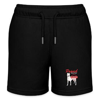 Dogo Argentino Dad | Dogs Dog Owner Gift - Kids Organic Sweat Shorts by Stanley/Stella - black - Front