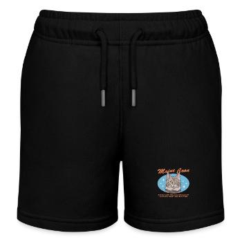Maine Coon Katzen Katzenbesitzer Geschenk - Kinder Organic Joggingshorts Mini Bolter von Stanley/Stella - Schwarz - Vorne