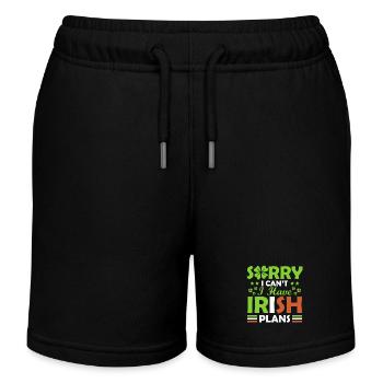 Sorry, I can't, I have Irish - Kids Organic Sweat Shorts by Stanley/Stella - black - Front