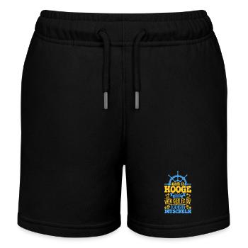 Schöne Muscheln - Warum ich Hooge so liebe - Kinder Organic Joggingshorts Mini Bolter von Stanley/Stella - Schwarz - Vorne