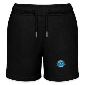 Trompette de musique blues de Chicago - Short de jogging enfant bio Stanley/Stella - noir - Devant
