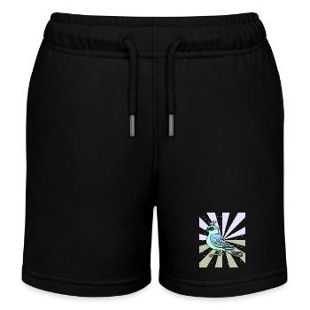Wildtiere Fantasy Vogel Weihnachtsgeschenk Kind - Kinder Organic Joggingshorts Mini Bolter von Stanley/Stella - Schwarz - Vorne