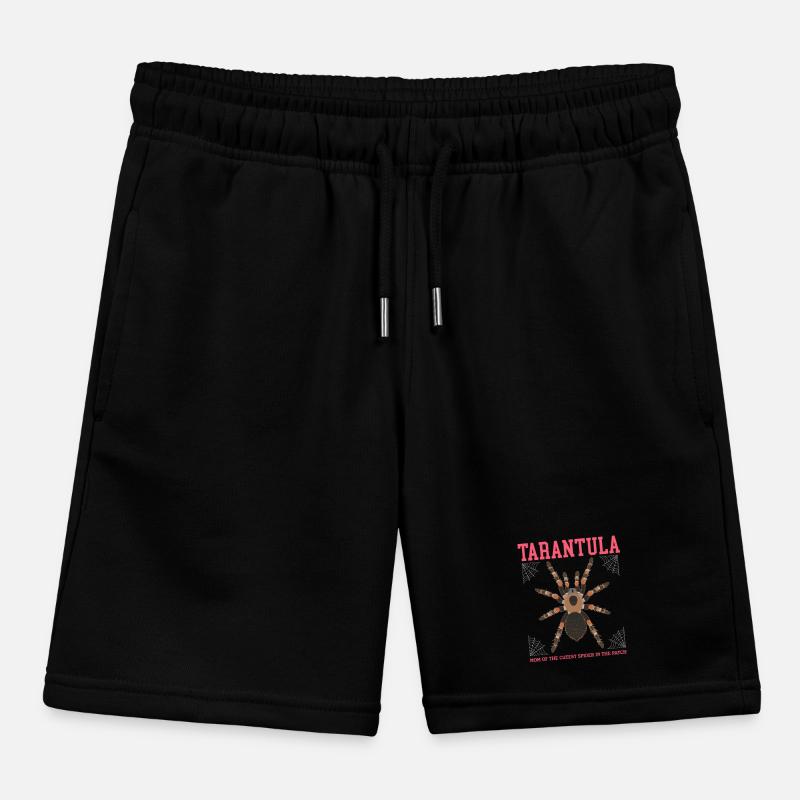 Tarantulas Mom Spider Tarantula Gift Kids Organic Sweat Shorts by Stanley/Stella