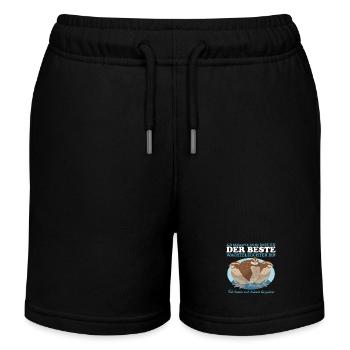 Wachtel Wachtelliebhaber Wachtelzüchter Geschenk - Kinder Organic Joggingshorts Mini Bolter von Stanley/Stella - Schwarz - Vorne