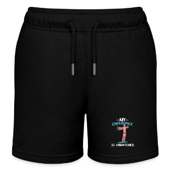 Mon endurance est incomparable Plongée en piscine - Short de jogging enfant bio Stanley/Stella - noir - Devant