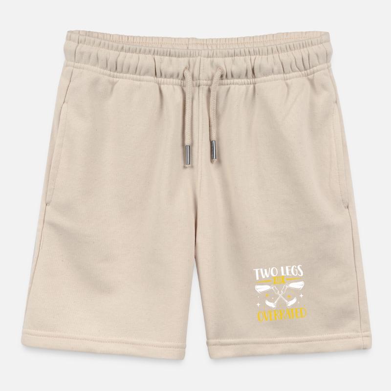 Who needs two legs - leg prosthesis Kids Organic Sweat Shorts by Stanley/Stella