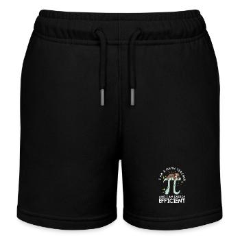 Humor - Mathelehrer und energieeffizient - Kinder Organic Joggingshorts Mini Bolter von Stanley/Stella - Schwarz - Vorne