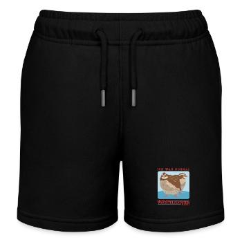 Wachtel Wachtelzüchter Wachtelhaltung Geschenk - Kinder Organic Joggingshorts Mini Bolter von Stanley/Stella - Schwarz - Vorne