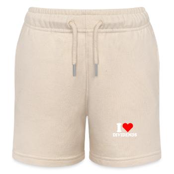 Dividendes J’aime Dividendes J’aime Actions Marché boursier - Short de jogging enfant bio Stanley/Stella - écru doux - Devant