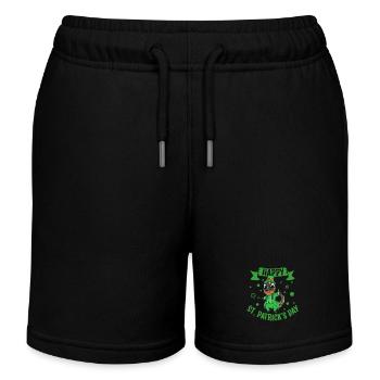 St Patricks Salamander - Happy St Patricks Day - Kinder Organic Joggingshorts Mini Bolter von Stanley/Stella - Schwarz - Vorne