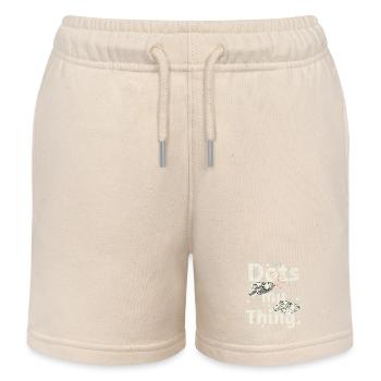 Punkte Lover - Punkt Tag - Kinder Organic Joggingshorts Mini Bolter von Stanley/Stella - Natur - Vorne