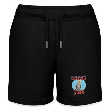 Cockatiels Bird | Bird Owner Gift - Kids Organic Sweat Shorts by Stanley/Stella - black - Front